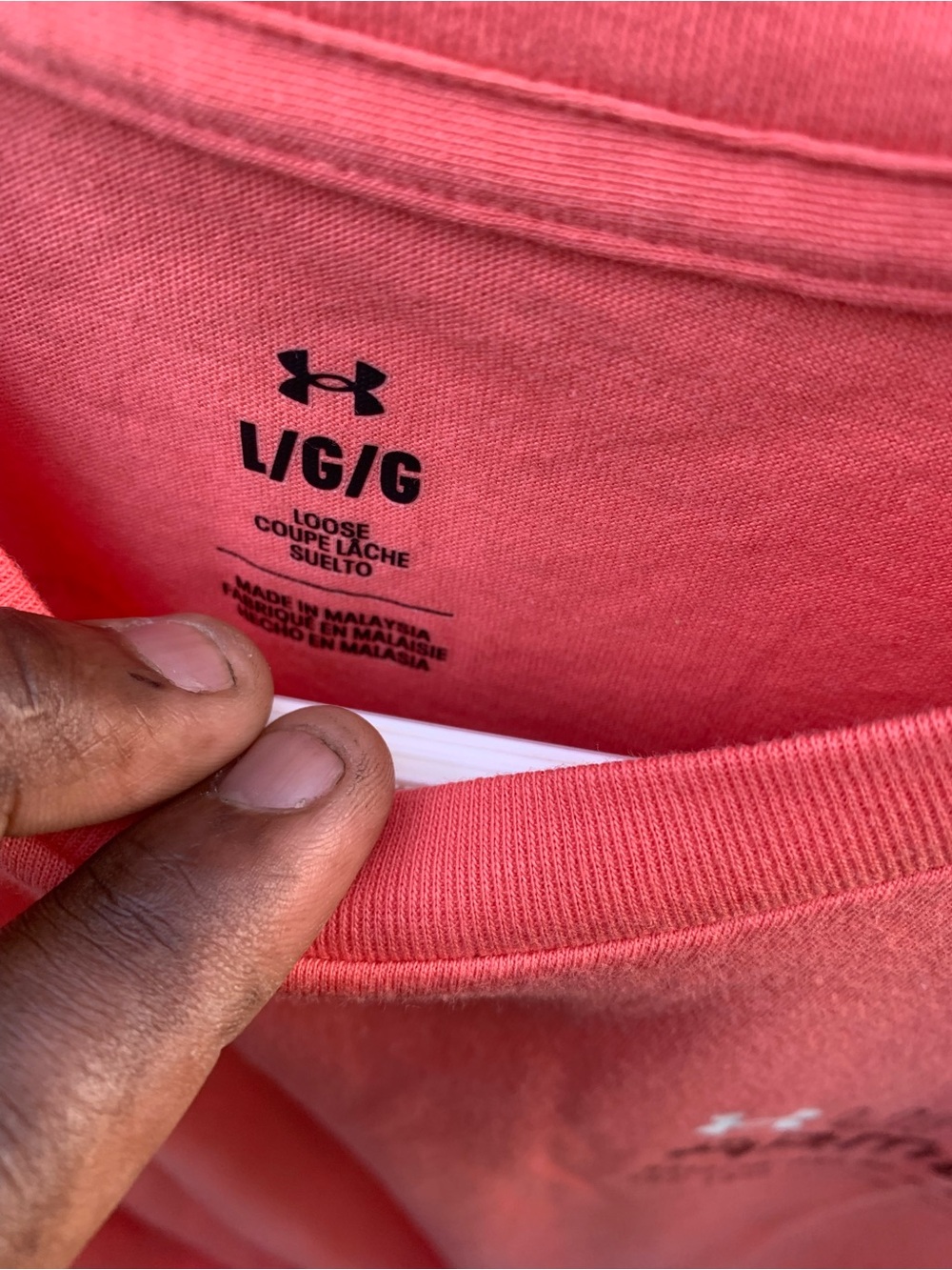 Under Armour Coral Crewneck Loose Tee